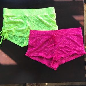Neon Lace Shorts Bundle